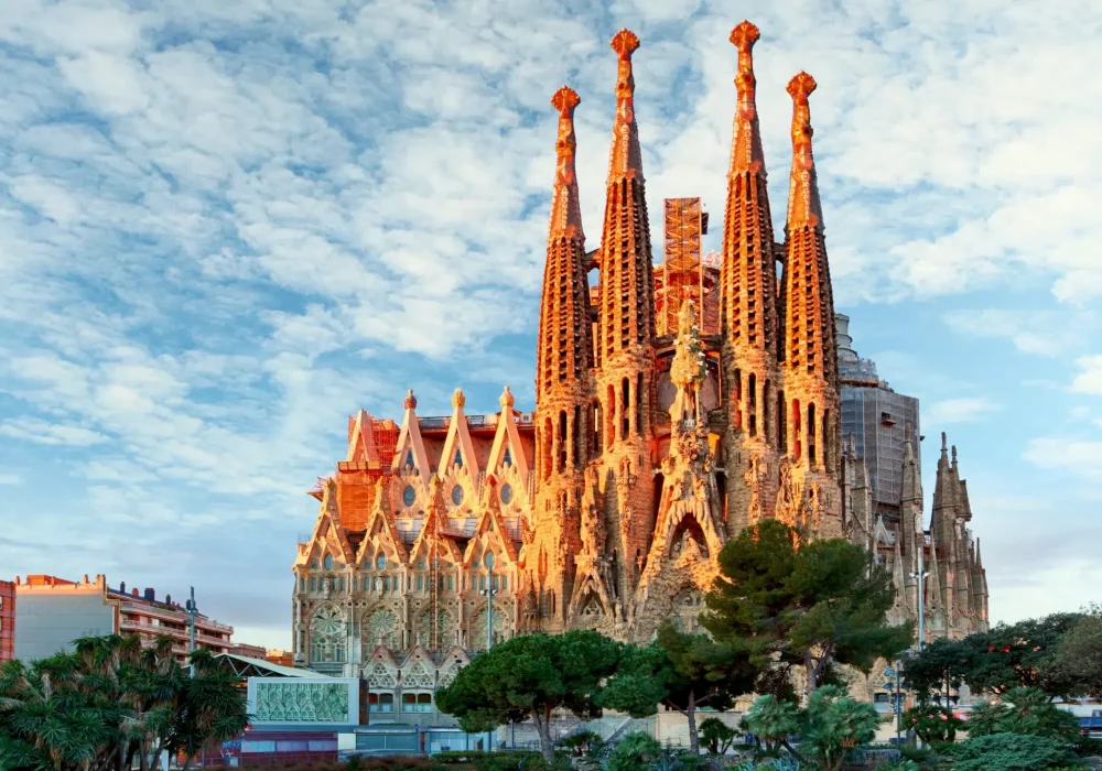 Aufnahme von Sagrada Familia in Barcelona